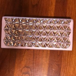 Gucci Pink Clutch with Crystals